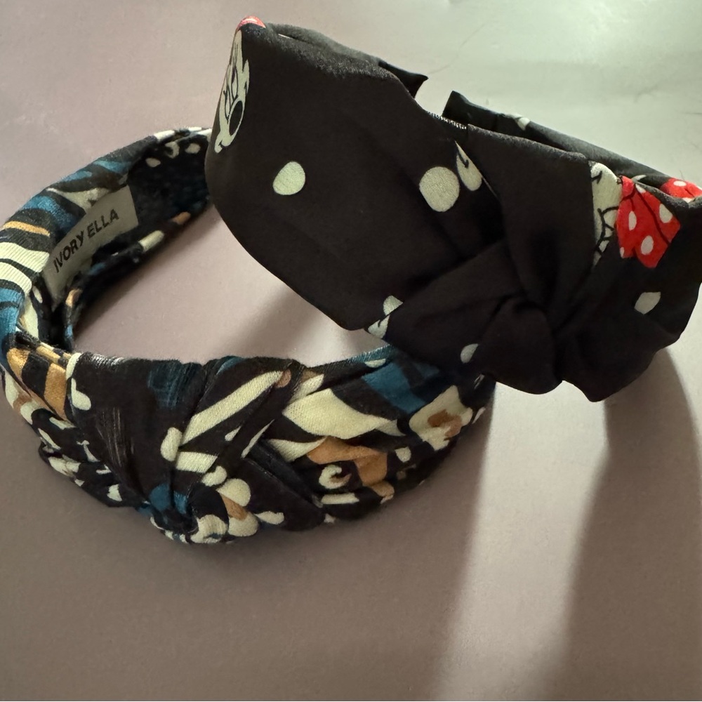 Ivory Ella and Minnie Patterned Headbands